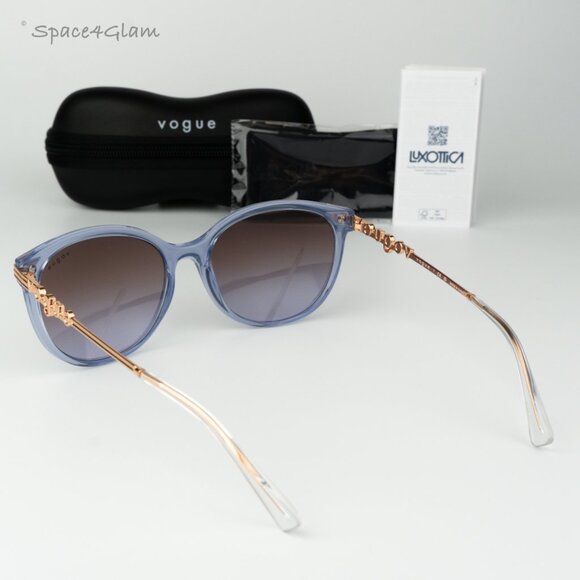 Vogue Women Sunglasses Purple Violet Brown Grad Cat Eye VO5460S 29256856 NEW